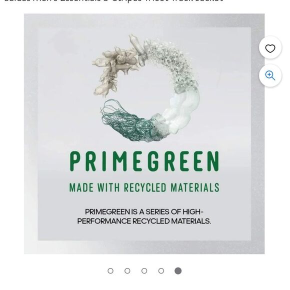 Adidas XL Men's Essentials 3-Stripes Tricot Classic stripes Track Jacket - Picture 6 of 6